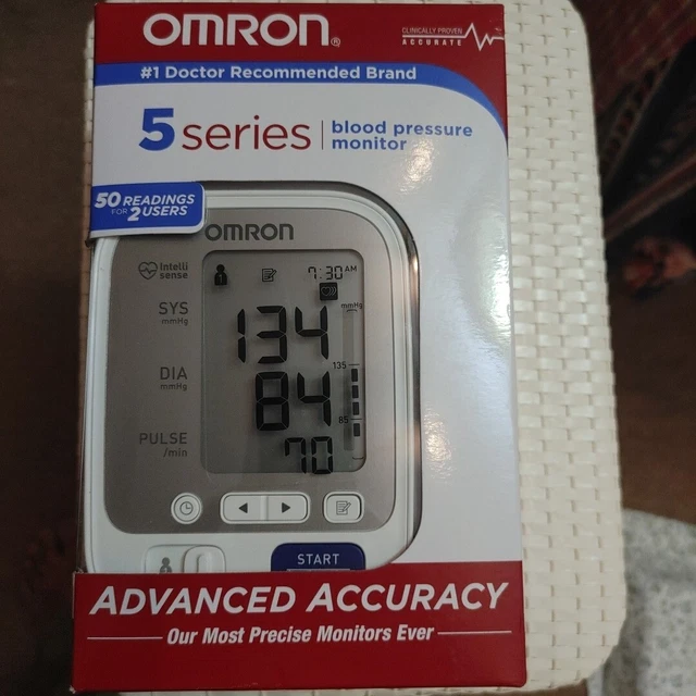 OMRON 5 SERIES Blood Pressure Monitor Advanced Accuracy Brand New See