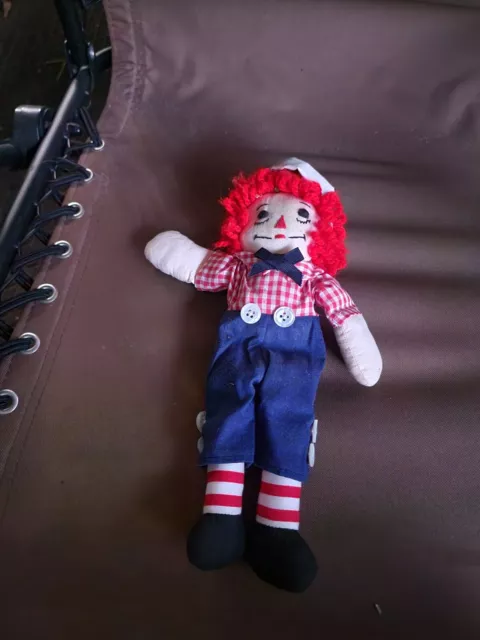 Raggedy Ann and Andy Doll 11”