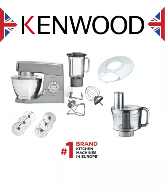 Kenwood - Robot Da Cucina Km331 + Food Processor Kah647Pl + Accessori Vari