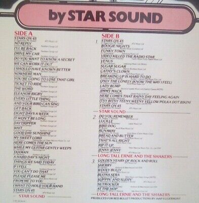 STARSOUND  Vinyl LP  Stars On 45, The Album, (61 Segued Tracks) EX 2