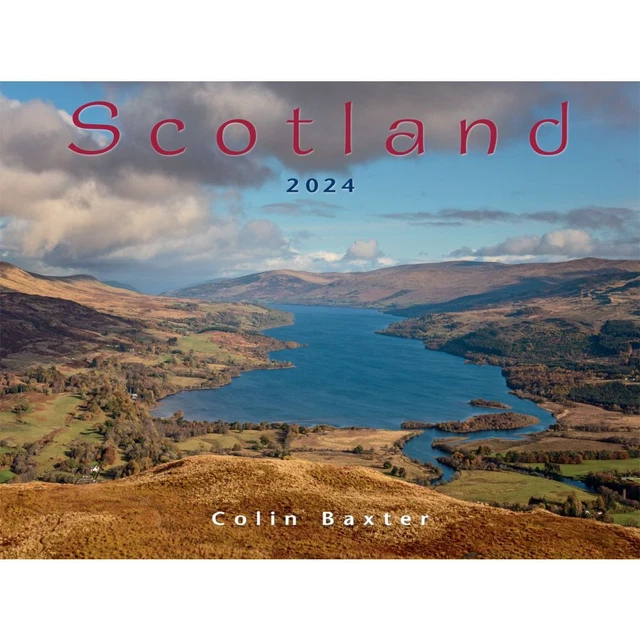 COLIN BAXTER PHOTOGRAPHY, Scotland Landscape 2024 Wall Calendar 14.01
