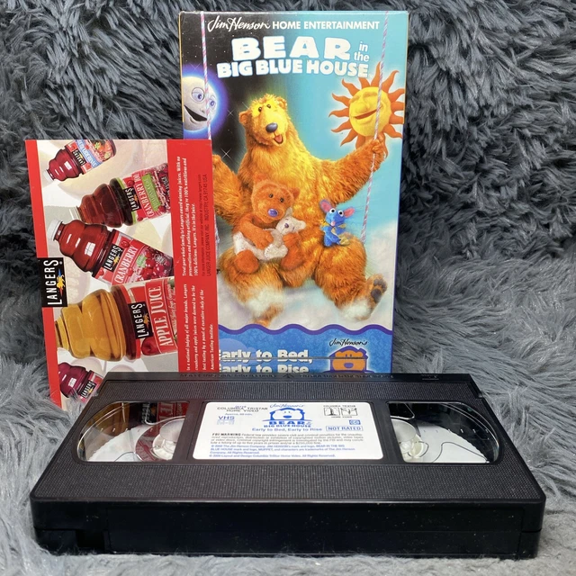 BEAR IN THE Big Blue House - Early to Bed, Early to Rise VHS Tape 2001 ...