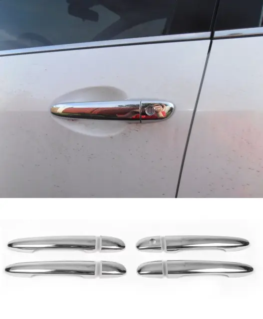 Cover maniglie portiere adesive acciaio cromo 8 pezzi per Mazda CX-5 2011-2017