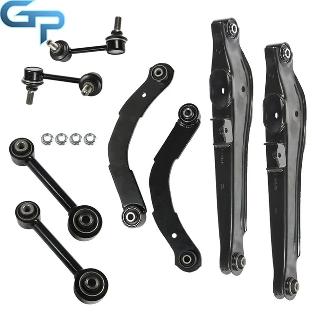 REAR SUSPENSION KIT Upper Lower Control Lateral Toe Arms Sway Bar Links
