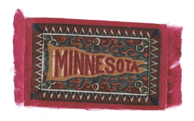 American Tob. A.t.c. - College Pennant - Minnesota - 1908 Cigarette Issue (Sl12)