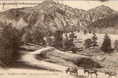 CPA 63 LE MONT DORE le sancy et la vallee d'inferno