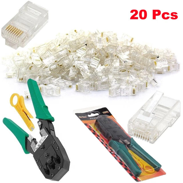 NETWORK KIT RJ45 RJ11 Cat5e Cat6 Cable Crimping Crimper