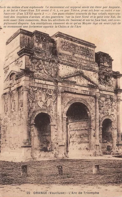 ORANGE  - l'Arc de Triomphe -