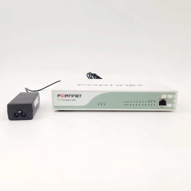 FORTINET FORTIGATE 60D FG-60D Router Firewall Security Appliance inc ...