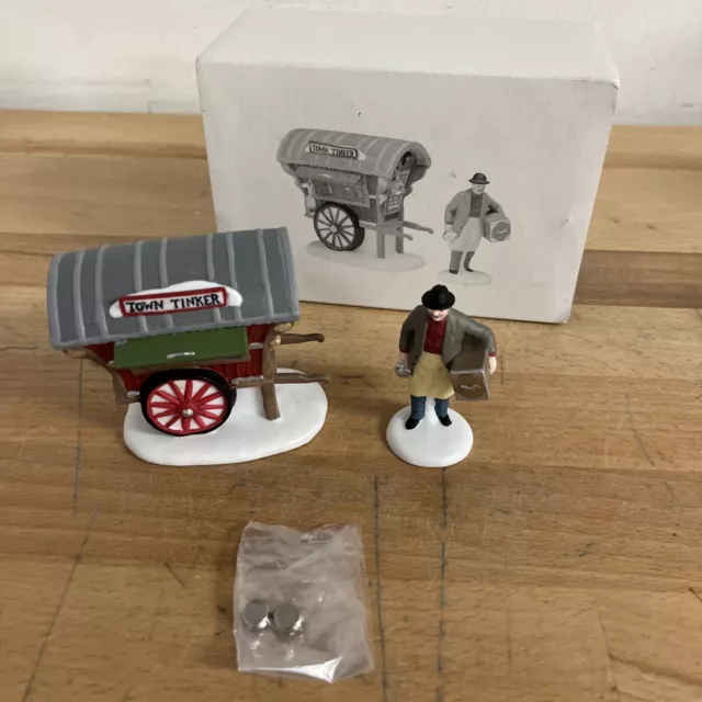 Dept 56 Heritage Dickens Village 1992 TOWN TINKER 5646-4 With Pans