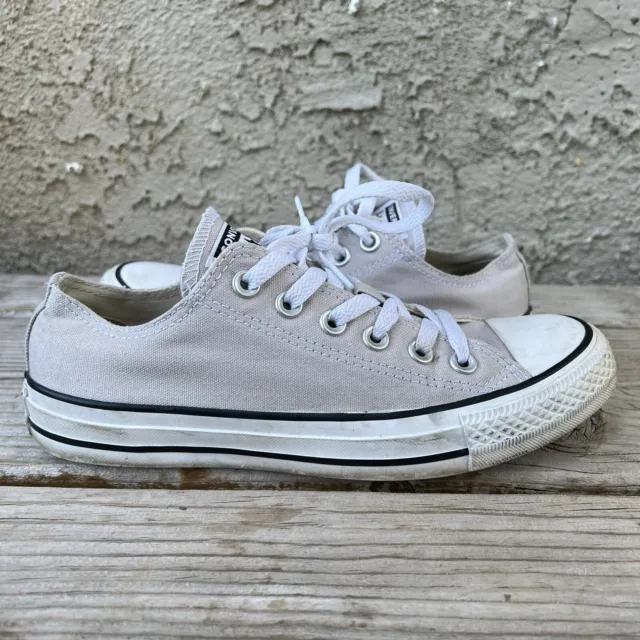 Converse Shoes Men 5.5 Women 7.5 Chuck Taylor All Star Ox Sneakers Gray 163355F