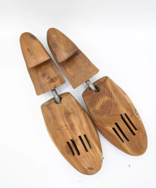 Vintage Wooden Shoe Tree Shoe Keepers Adjustable Stretcher Shaper