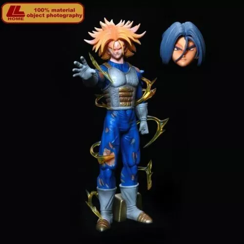 Anime Dragon Ball Z Super Saiyan 2 Future Trunks Battle Figure Stature Toy Gift