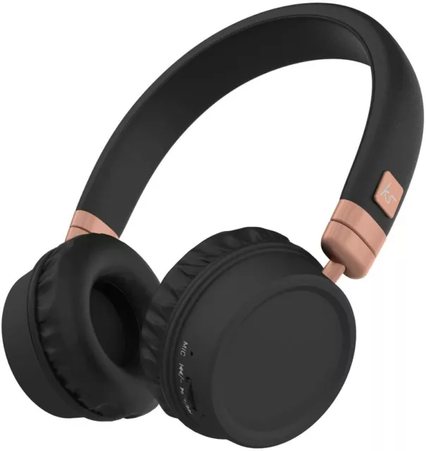 Kitsound metro x wireless bluetooth headphones black deals