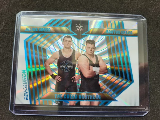 2023 WWE Revolution The Creed Brothers Sunburst/99 NXT Julius Brutus Creed