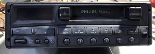 Autoradio Philips DC 345 Autoreverse Kassetten Spieler