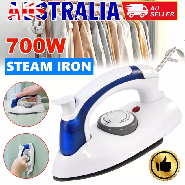 700W Portable Steam Iron Garment Steamer Handheld Clothes Brush Home Laundry