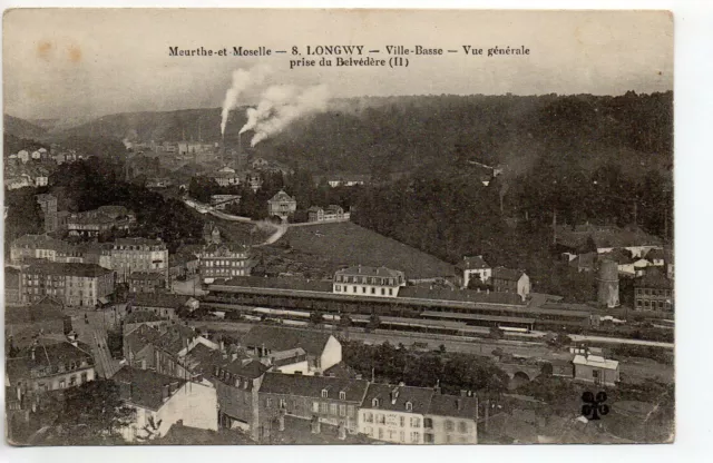 LONGWY - Meurthe et Moselle - CPA 54 - vue generale prise du belvedere