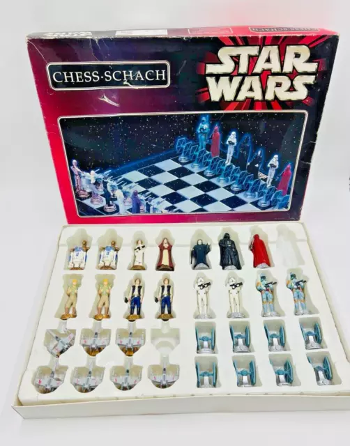 Star Wars 1999 Schach 3D Chess A La Carte New Boxed Sealed Rare VIntage  Trilogy