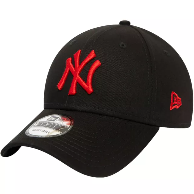 New Era 9FORTY New York NY Yankees MLB Essential Adjustable Baseball Cap - Black