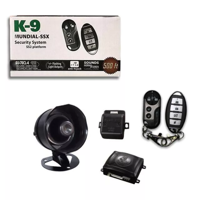 Omega K-9 Mundial-Ssx Standard 1-Way Keyless Entry Car Alarms Security System