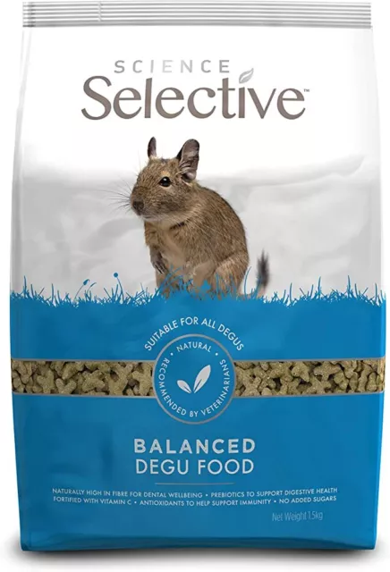 Supreme Petfoods Science Sélective Degu Sec Nourriture Mélange 1.5 KG