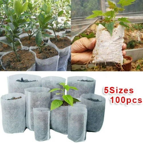 Biodegradable Non-Woven Nursery Bag Plant Grow Planting Pots Growing Bag Quality