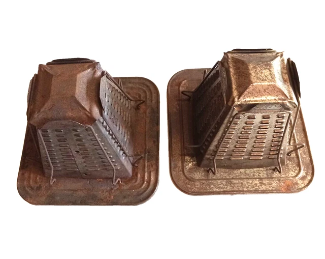 VINTAGE TOASTER 4 Bread Slice Stove Top Pyramid Collectable 1920 1949