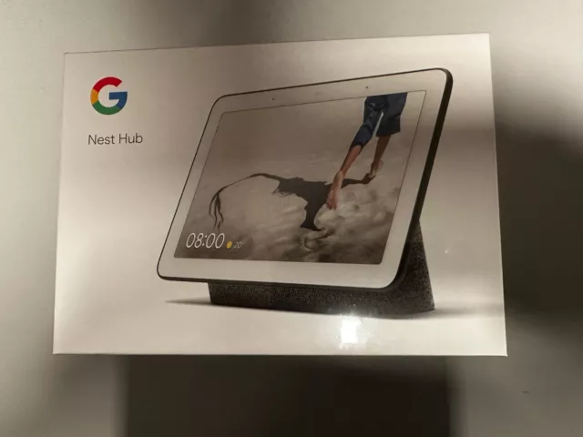 Google Nest Hub - Carbon - Lautsprecher mit Smart-Display (ungeöffnete OVP)