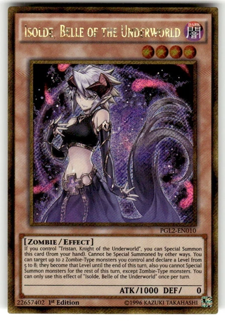 yugioh isolde belle of the underworld deck : PGL2-EN010 Unlimited Ed Isolde, Gold Rare Card YuGiOh Premium Gold Return of