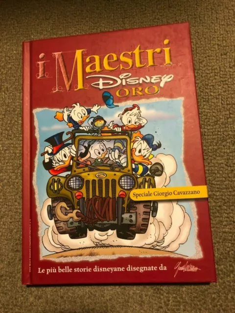 Maestri Disney ORO n.20 speciale cartonato ediz limitata Giorgio Cavazzano