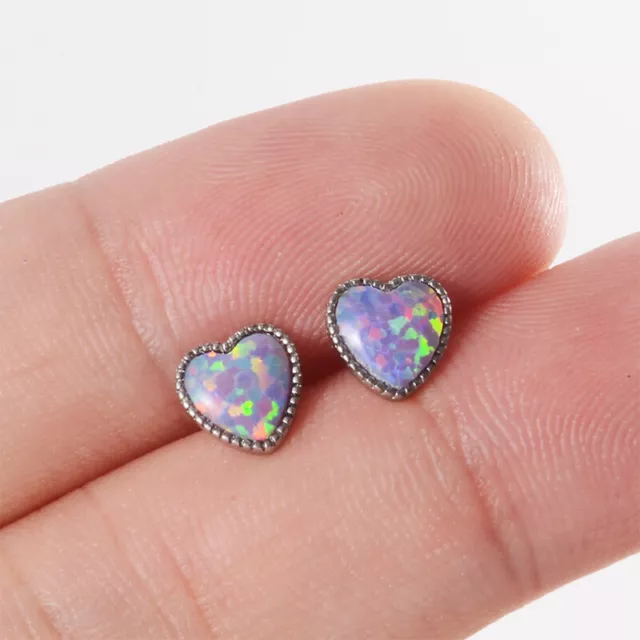 Titanium Steel Colorful Heart Tongue Nails Piercing Studs Piercing Body Jewe_G5