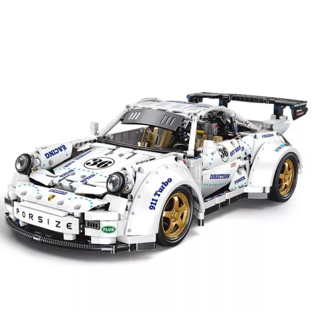 Building Blocks MOC QC016 Widebody Classic Racing Car Bricks Toys