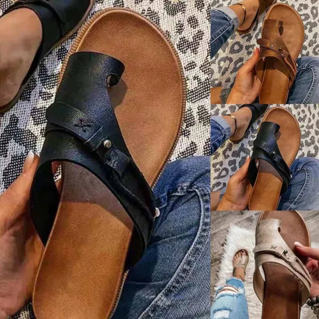 Sandales orthèses plates pour femmes chaussures correctives pour oignons en plu
