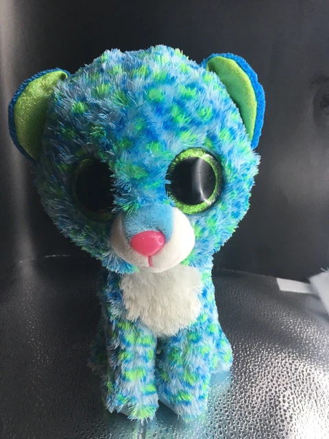 Retired TY Beanie Boo ‘Leona’ Leopard Rare 25cm/9inch Green CLEARANCE SALE