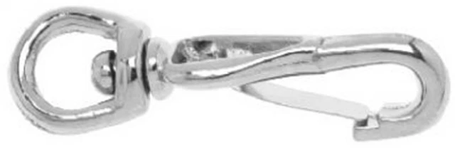 Campbell 1/4 in. D X 2 in. L Nickel-Plated Zinc Spring Snap 20 lb (Pack of 20)