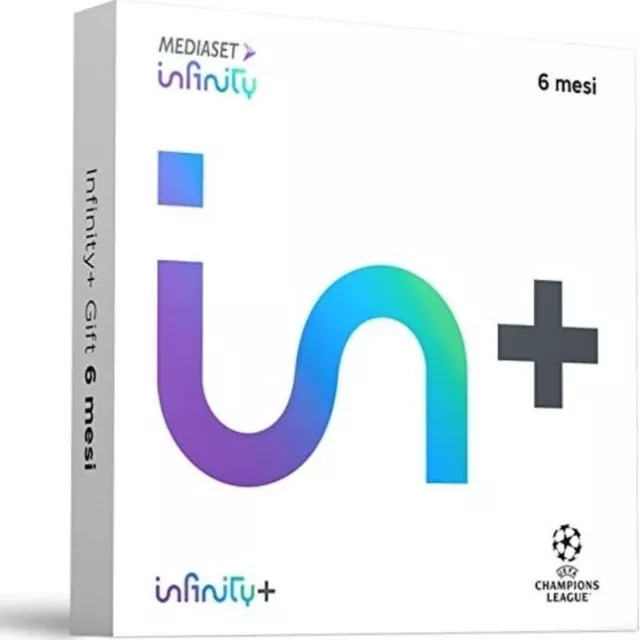 INFINITY + PASS 6 MESI con Champions Coupon invio codice per Email, Leggi Dentro