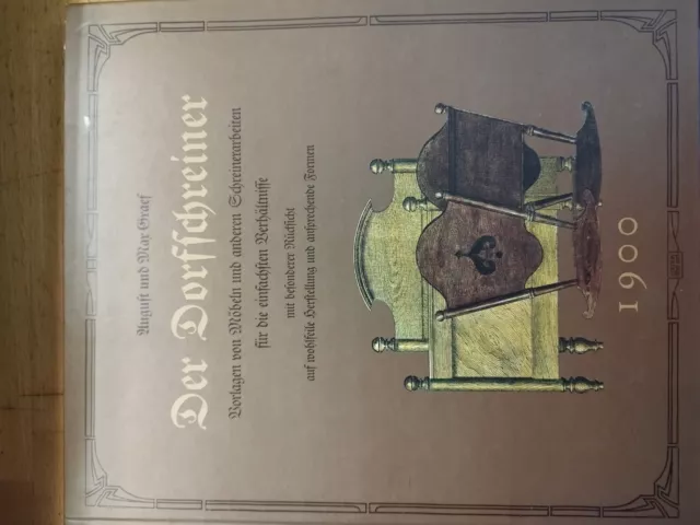 Fachbuch Tischler  " Der Dorfschreiner "sehr guter Zustand