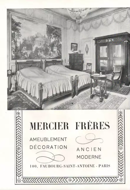 Ad Publicite Meubles Freres Mercier