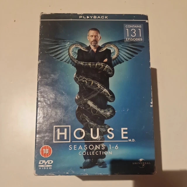 HOUSE - SERIES 1-6 - Complete (Box Set) (DVD, 2010) £10.80 - PicClick UK