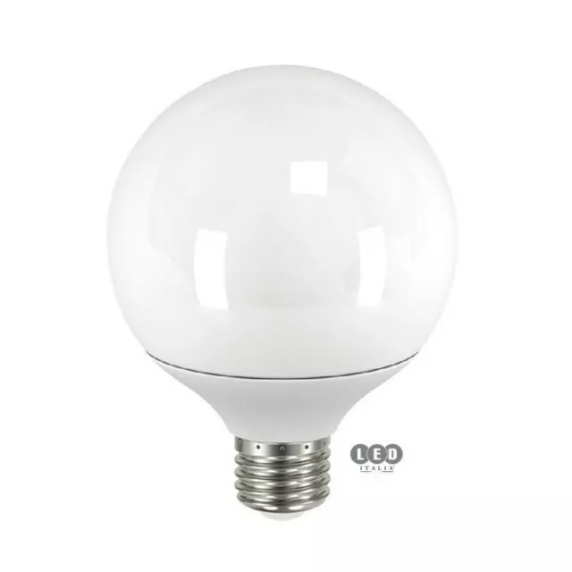 Led Italia Lampada Globo Sfera G120 Led Luce Bianca 6000K 24W Attacco Grande E27