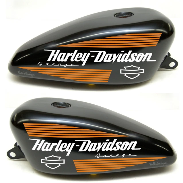 2 autocollants graphiques Shark Worldcustom compatibles avec les motos chopper custom Harley Davidson - France 2 autocollants graphiques Shark Worldcustom compatibles avec les motos chopper custom Harley Davidson - France