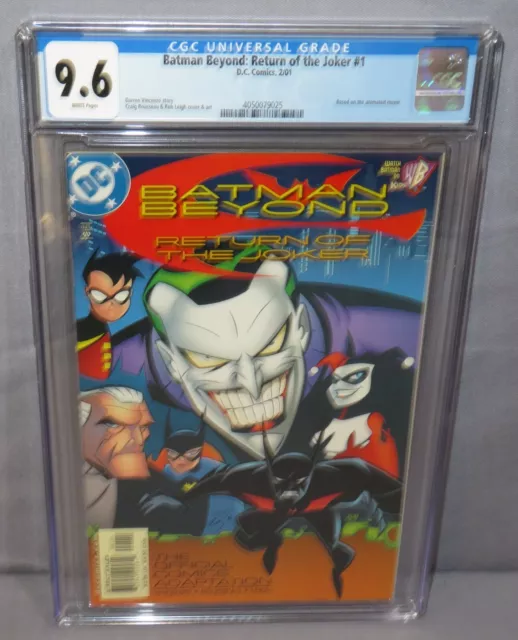 BATMAN BEYOND RETURN OF THE JOKER #1 (Terry McGinnis) CGC 9.6 NM+ DC Comics 2001