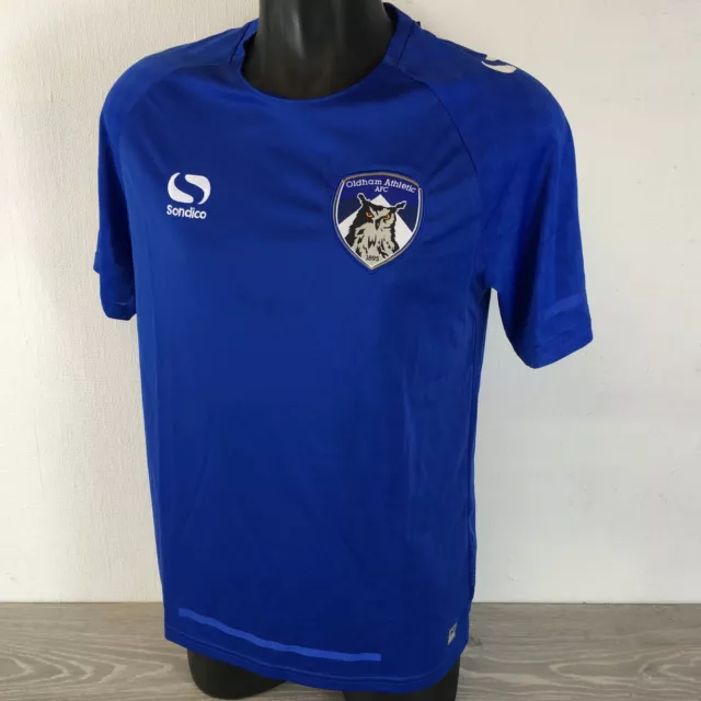 T-shirt allenamento Sondico Oldham da uomo top leggera maniche corte calcio