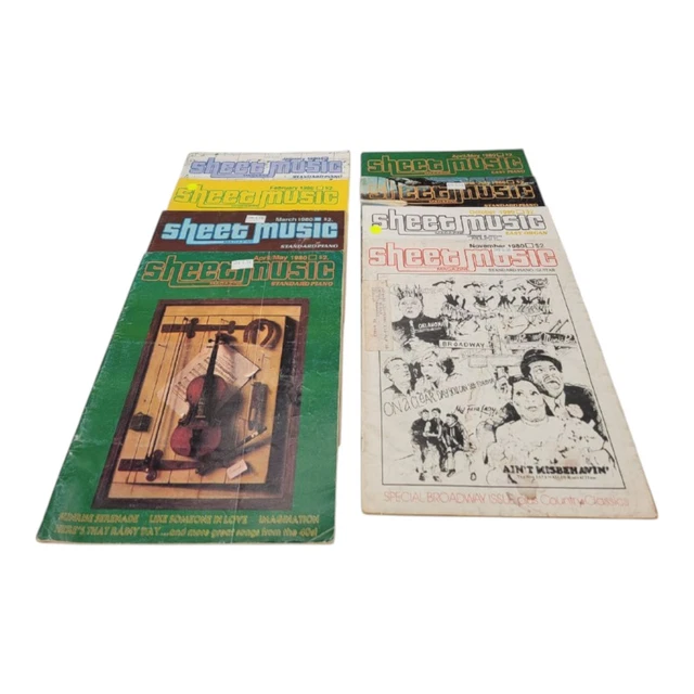 MUSIC MAGAZINE 1978 Set of 12 Issues Vintage From Japan