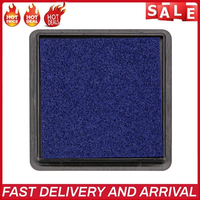 Fingerprint Square Inkpad for DIY Scrapbook Card Paper Craft Stamp (Blue)