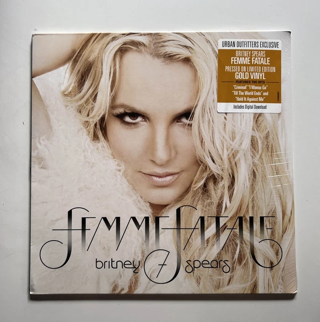 Britney Spears Femme Fatale Urban Outfitters Gold Vinyl sealed Britney Spears Femme Fatale Urban Outfitters Gold Vinyl sealed