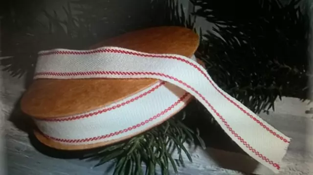 IB Laursen 2x Geschenkband je 5m x 15 und 10mm breit Deko Geschenk HOME KONTOR