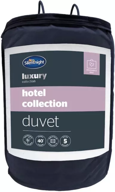 Silentnight Hotel Collection Double Duvet – 13.5 Tog Luxury Duvet Extra Warm