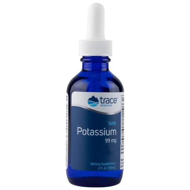 Trace Minerals, Ionic Potassium, 99mg, 2 fl. oz. (59ml) - Blitzversand